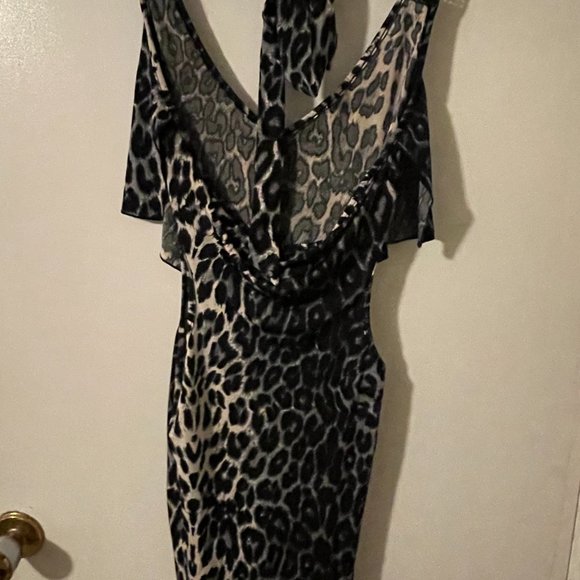 Leopard Print Dress - Picture 2 of 11